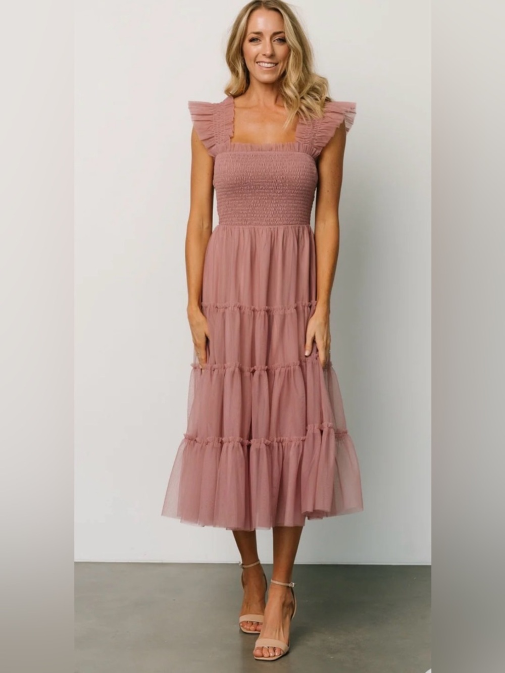Baltic Born Emma Smocked Tulle Dress medium